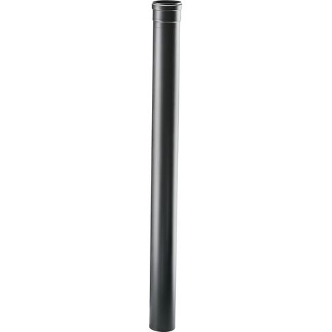 Save tubo per stufa pellet acciaio nero 100 mm 10 cm lunghezza 100 cm