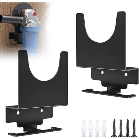 Support Meuleuse D'angle, 2 Piecès Support Mural Pour Meuleuse D'angle, Supports pour Meuleuse d'angle, Support de Rangement, pour Meuleuses d'angle, Fraises, Polisseuses (1/5)