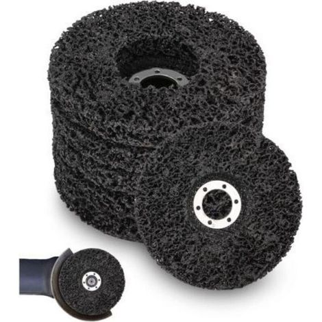 Dischi abrasivi per smerigliatrici angolari 125 x 22 mm – Confezione di dischi abrasivi a grana grossa in CSD per la rimozione di ruggine e vernice