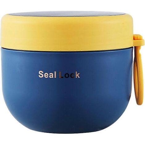 Tasse à soupe isotherme, récipient à soupe à emporter, gobelet isotherme avec couvercle, thermos, bol à soupe portable, gruau (1/4)