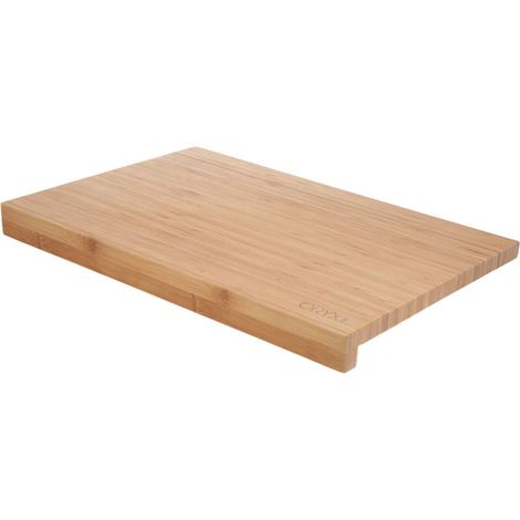 Tabla Cortar de Madera de Bambu Con Borde 46x30,5 cm. (1/3)