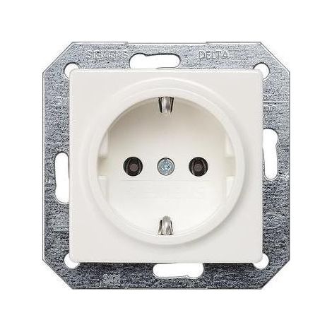 Siemens Schuko-Steckdose DELTA i-system, titanweiß 5UB1511 (1/5)