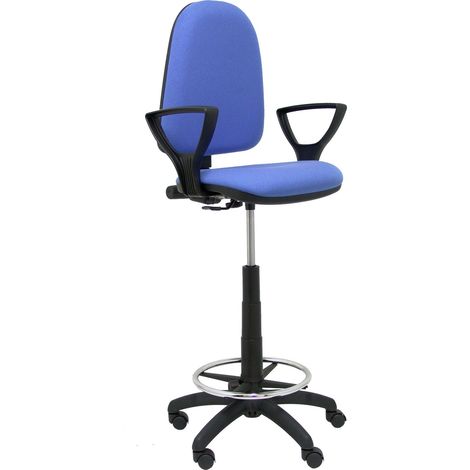 Sgabello ayna bali braccioli fissi blu chiaro (1/5)