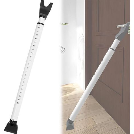 Heavy Duty Upper Door Bar Non-Slip and Anti-Collision Security Entrance Door Door Handle Block (1/5)