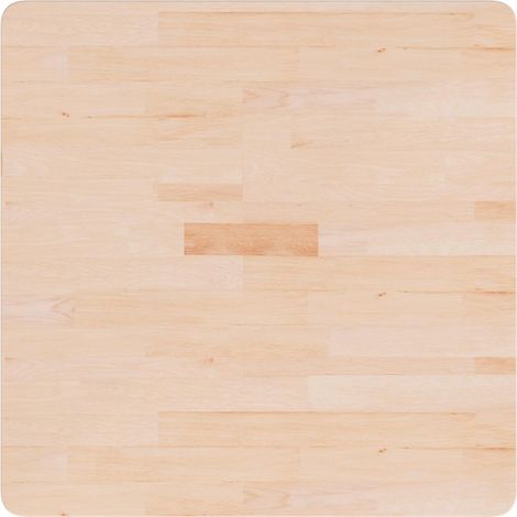 Piano Tavolo Piano Scrivania Quadrato 70x70x1,5cm Massello Rovere Non Trattato DAS977801 (1/5)