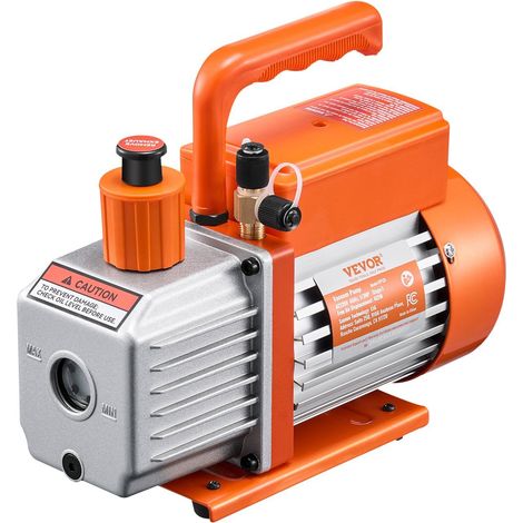 Pompe à vide 113 L/min pour climatisation automobile R134a R22 R410a, kit complet avec huile, entretien et dégazage efficace (1/5)