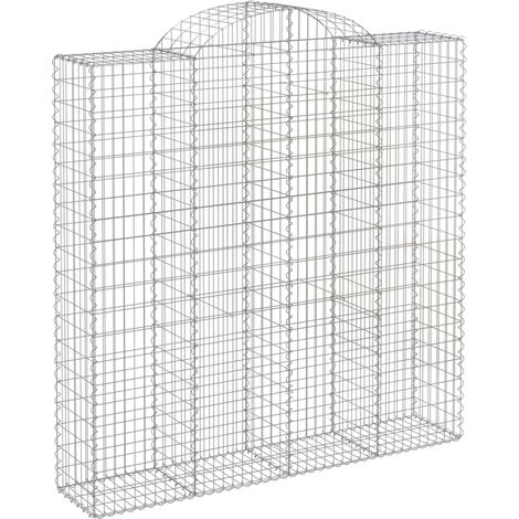 Maison Exclusive - Gabione mit Hochbogen 200x50x200/220 cm Verzin