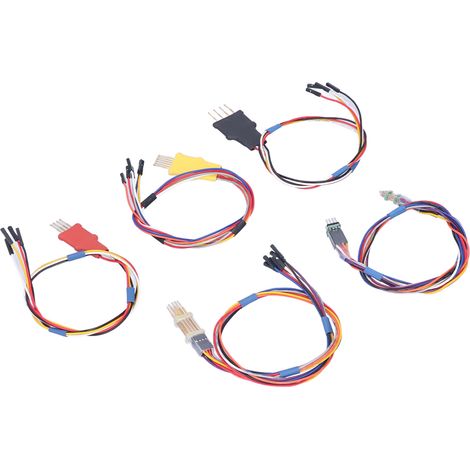 Lot de 5 adaptateurs de sonde professionnels pour programmateur IProg et Xprog, outil véhicule 12-24V (1/5)