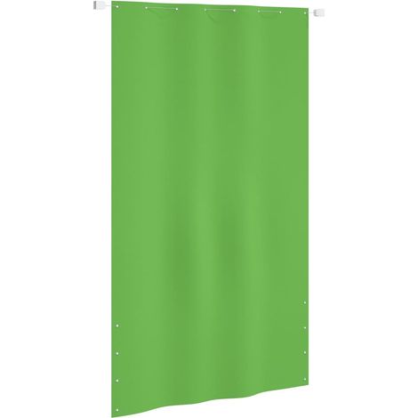 Paravent de balcon, vert clair, 140 x 240 cm, tissu Oxford