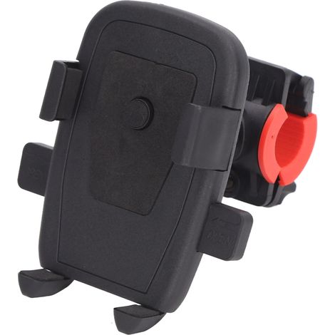 Support téléphone pour vélo électrique, support générateur d'énergie, fixation ABS, accessoires extérieurs robustes. (1/5)