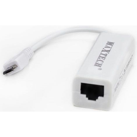 MaxTech - Adattatore 5 Pin Micro Usb A Rete Lan Ethernet Rj45 Per Android Maxtech 5p-lan01 - (1/2)