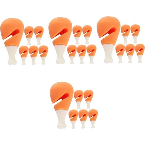 Ensemble de 24 pièces pour ustensiles de cuisine avec pieds décoratifs, pinces à casseroles et pinces à couvercles pour casseroles à soupe. (1/5)
