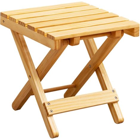 Tragbarer Weintisch aus Holz für den Garten, Serviertisch, Beistelltische für den Außenbereich für die Terrasse, Camping, Blumentopf, Beistelltisch aus Holz für Kinder, kleiner tragbarer Tisch (1/5)
