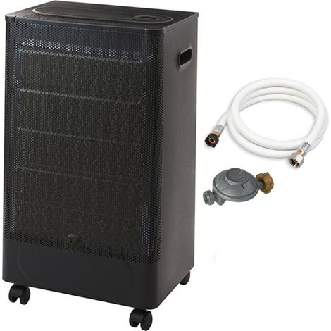 Favex – Chauffage d'appoint à gaz Riga – Brûleur céramique catalyse – 3 puissances 1800/2000/3000W – Pour espaces jusqu'à 30 m² – Sécurité ODS