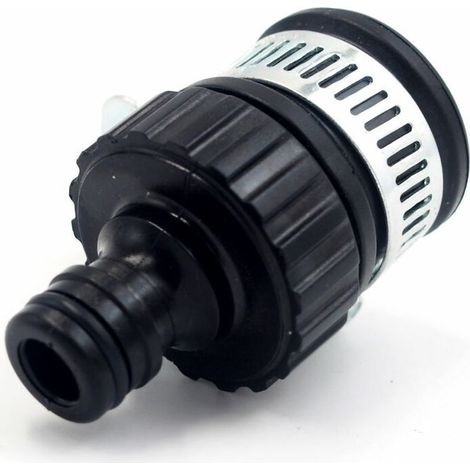 BDD adaptateur tuyau arrosage et cuisine, raccords de et ronds, raccords de tuyau d'arrosage, en caoutchouc de haute qualité, peut être connecté à n'importe quel et de 16-20 mm (1/3)