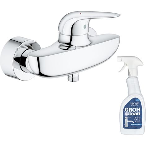 Mitigeur douche mécanique GROHE Quickfix Wave 2015 + nettoyant GrohClean (1/3)