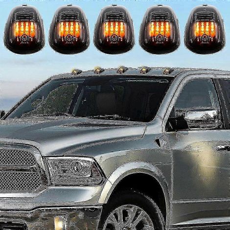5x 12 LED getönte Dachmarkierungsleuchten in Bernstein für Dodge Ram 2500 3500 4500 03-16 Edition 0619