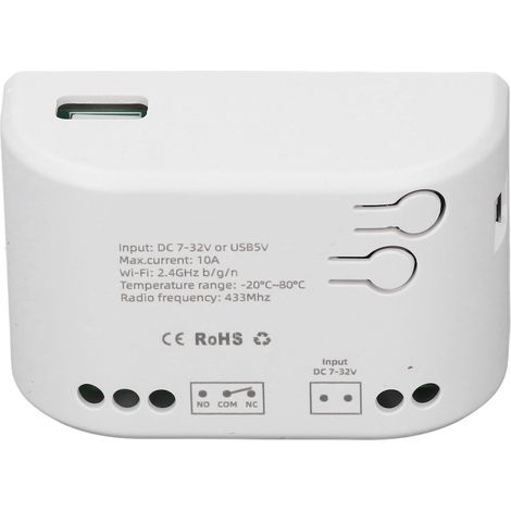 Relais WiFi connecté interrupteur momentané bistable 7-32V commande app eWeLink domotique (1/5)