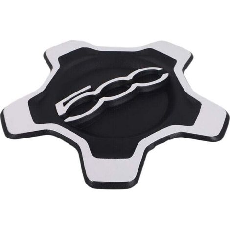 Couvercle de Capuchon Centre Roue Voiture pour 500X 2016-2022 6AN69LXHAA Cache-PoussièRe Accessoires Argent
