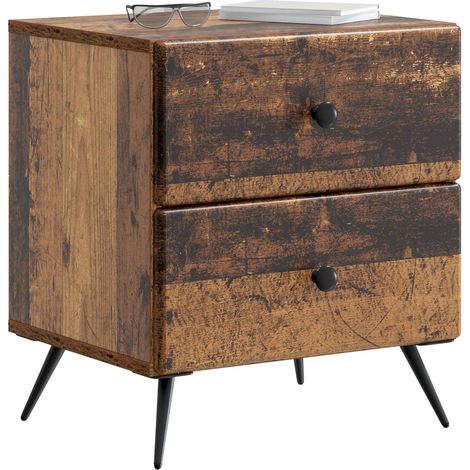 Maison Exclusive - Nachttisch Altholz 43 x 34,5 x 47,5 cm Holzwer