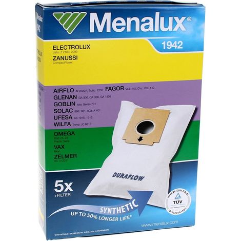 Electrolux - bolsa de polvo, menaulux1942, 5p - 9001670778 - 7321422882689