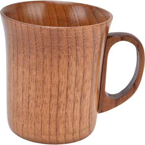 280-ml-Krug aus Jujube-Holz mit Henkel für Tee, Kaffee, Whisky oder Wein (1/5)