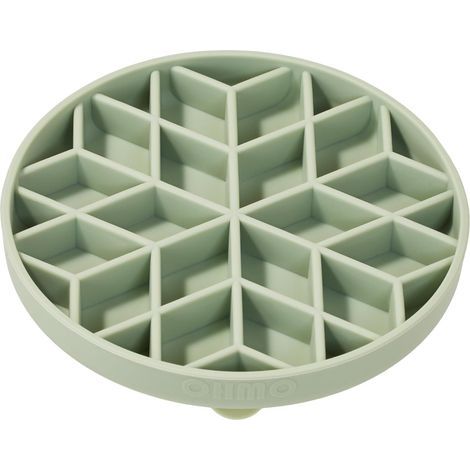 x Fressnapf mit Saugnapf – Lebensmittelechtes Silikon – Für Hunde und Katzen – Grau – 15 x 15 x 2,5 cm (1/5)