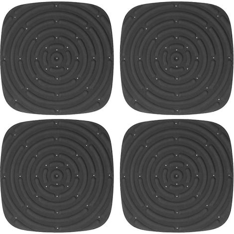 Set mit 4 waschbaren Nistmatten für Legehennen, schwarz. (1/5)