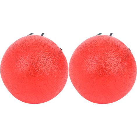 Balles Anti-Stress en Silicone pour Renforcement du Poignet et Relaxation - Rouge 25° (1/5)
