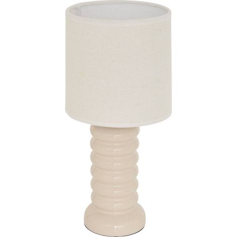 Lampada vinas beige h33cm - Atmosphera créateur d'intérieur