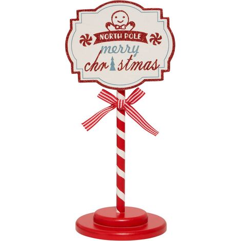 Pancarte en bois Merry Christmas H. 25 cm - Feeric lights & christmas (1/2)