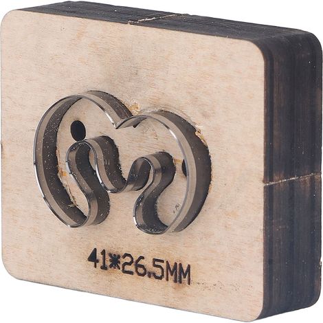 Découpeur Forme Numéro 3, Lame de Découpe de 41x26,5 mm pour Créations, Emporte-pièce Précis, Gabarit de Coupe pour Papier et Carton, Outil de Découpe Artisanal (1/5)