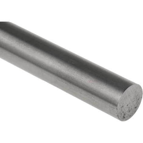 Tige Acier Argenté, diam. 15mm, L 330mm ( Prix pour Lot de 2 )