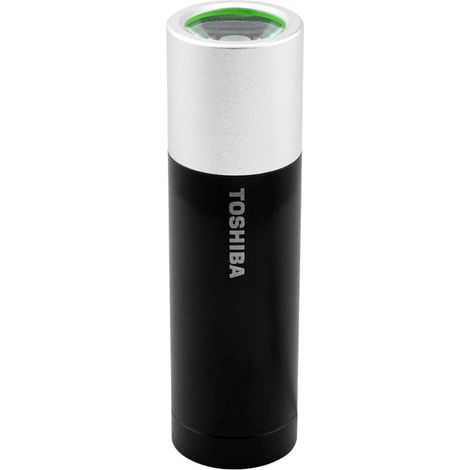 Linterna LED mini Toshiba de aluminio, colores surtidos, 1 unidad. (1/5)