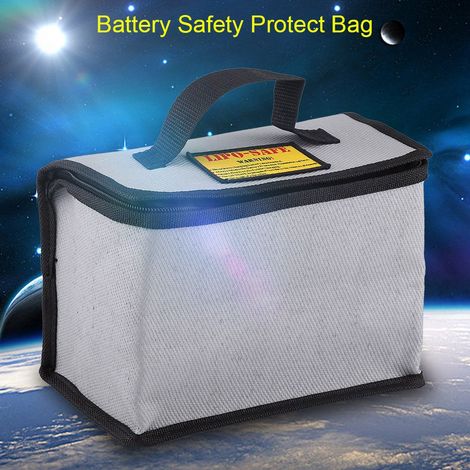 Sacoche de sécurité ignifuge pour batterie LiPo, sac de protection antichoc, étui de charge résistant au feu (1/5)
