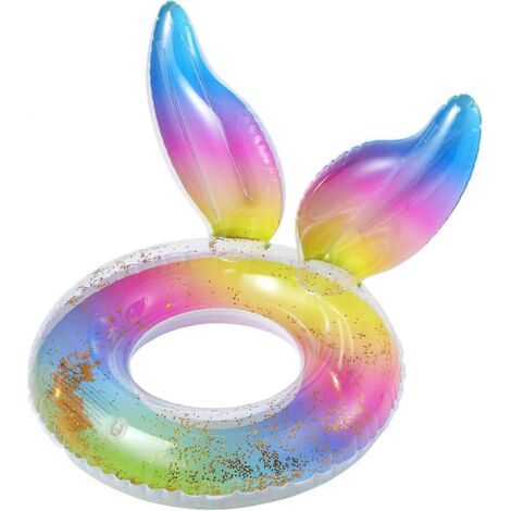 Bouée gonflable panda pour enfants de 4 à 8 ans, jouet aquatique amusant pour les fêtes d'été à la plage. (1/4)