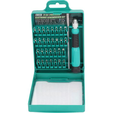 31-teiliges Schraubendreher-Bit-Set, Reparatur- und Wartungswerkzeugset für Smartphones und Laptops (1/5)