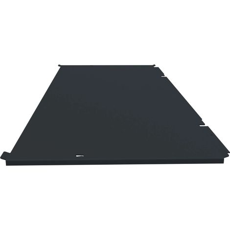 Sous-face pour cache en aluminium anthracite taille XS - DECOCLIM-23AXS7016-SSF
