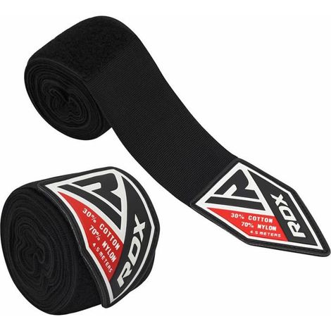 Vendas de boxeo RDX - Vendas HWX negras de 4,5 m (1/3)