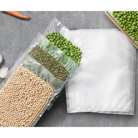 Lot de 100 sacs de mise sous vide pour aliments (7 x 10 cm) – Hermétiques, gain de place, emballage pour la conservation des aliments (1/5)