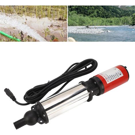 Pompe solaire submersible 4SYDC12V/4-15 300W 12V CC pour puits profonds 4m³/h 15m de hauteur de refoulement Moteur en cuivre pur Convient pour l'approvisionnement en eau dans les zones rurales, les ma (1/5)