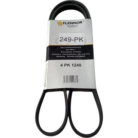 4pk1240 cinghia poly-v alternatore servizi marca flennor (1/5)