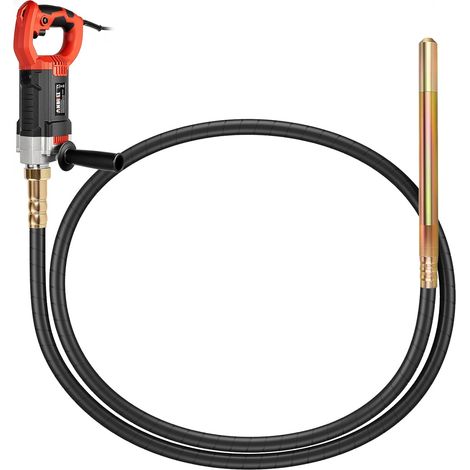 Concrete Vibrator 1800W 4m 5500rpm 35mm Pure Copper Motor Quickly Eliminates Air Bubbles Vibrating Needle For Concrete Vibrator Internal Vibrator (1/5)