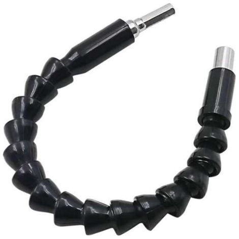 Aimant pour perceuse-visseuse avec tige flexible, tige d'extension flexible pour tournevis hexagonal (295 mm) pour perceuse-visseuse