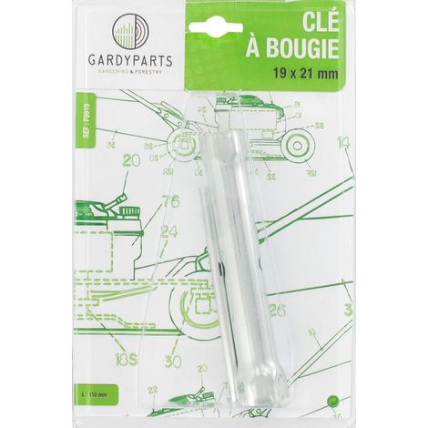 Chiave per candela a tubo. Dimensioni: 19 x 21 mm, L: 150 mm CENTRALE BRICO