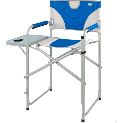 Aktive Faltstuhl Blau und Weiß