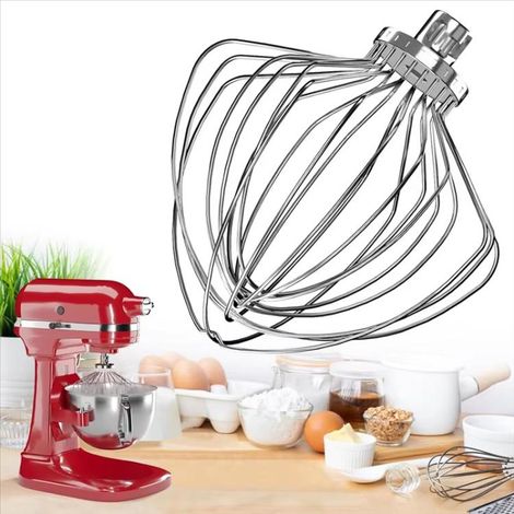 Schneebesen aus Edelstahl für KitchenAid 7-Liter-Küchenmaschine mit