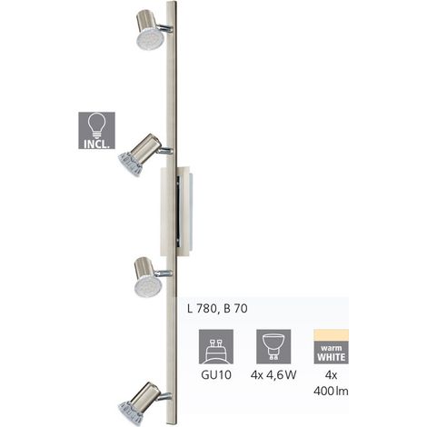 Plafoniera LED soggiorno spot faretto illuminazione corridoio luce regolabile Eglo 90917 (1/5)