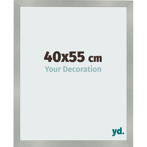 yd. - Cadre photo 40x55 - Aluminium Brosse - MDF - Bologna (1/5)