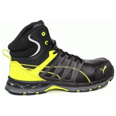 Zapatos de seguridad Puma Velocity 2.0 Yellow Mid S3 SRC HRO ESD -  - Noir / jaune